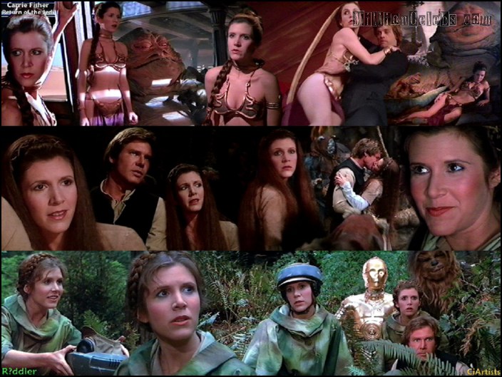 Carrie Fisher nude pictures gallery, nude and sex scenes.