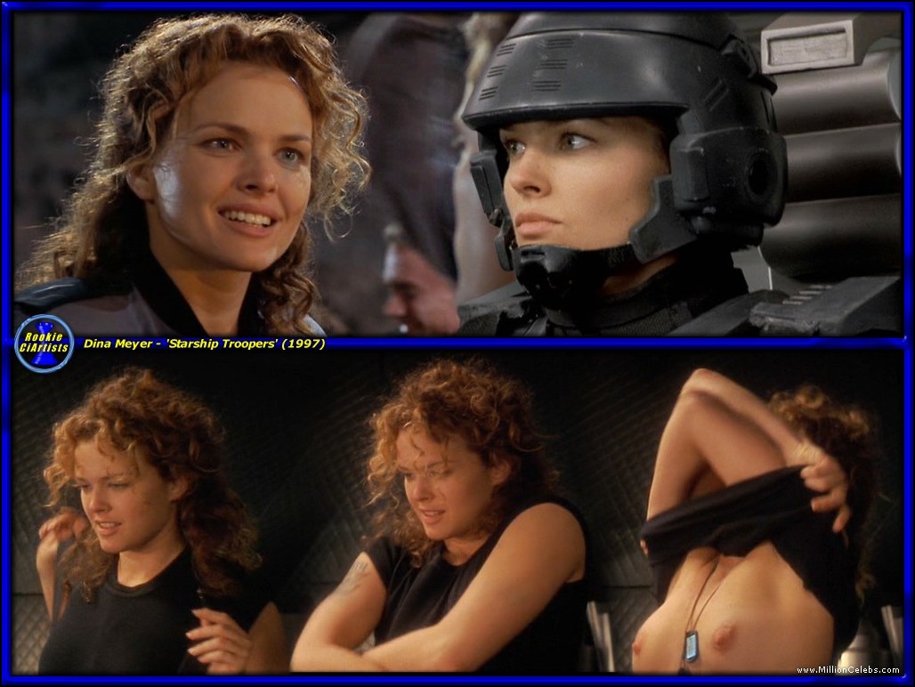 Dina Meyer nude pictures gallery, nude and sex scenes