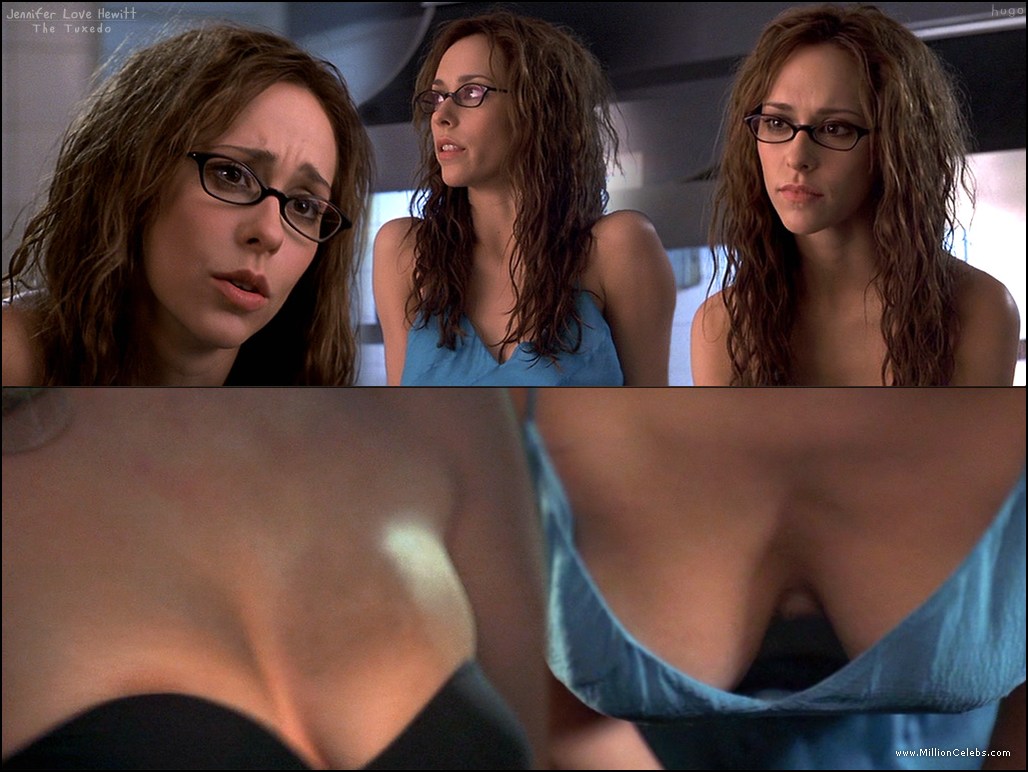 Jennifer Love Hewitt Tuxedo Nip Slip